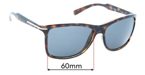 Prada SPR10O & PR10OS 60mm Replacement Lenses